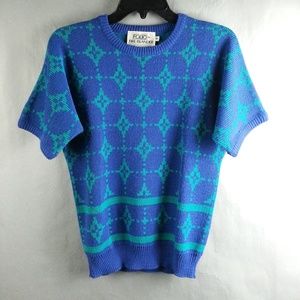 Folio Fire Islander Short Sleeve Shirt Top Small